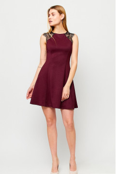 Marsala-colored Brut dress