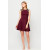 Marsala-colored Brut dress
