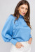 Блуза «Ариэль» голубого цвета