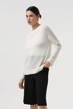 White sweater "Ethel"