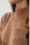 Camel-colored sweater "Rain"