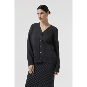 Кардиган «Кантон» темно-сірого кольору