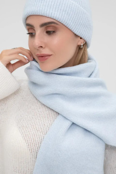 Шарф «Браска» блакитного кольору