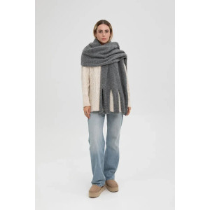 Шарф «Моніка» сірого кольору