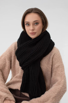 Шарф «Браун» чорного кольору