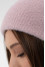 Комплект «Вирджиния» (шапка и митенки) пудрового цвета