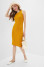 Knitted dress "Boho" mustard color