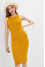 Knitted dress "Boho" mustard color