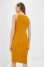 Knitted dress "Boho" mustard color