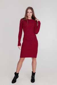 Сукня «Лена» бордового кольору