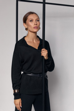 Поло "Оскар" черного цвета