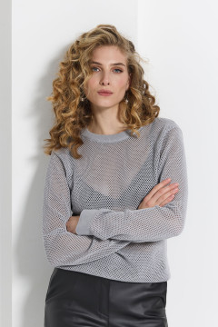 Джемпер «Кетті» сталевого кольору