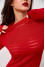 Лонгслив «Аманда» красного цвета