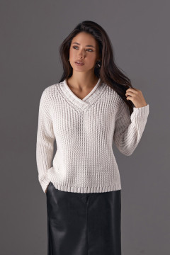 Джемпер «Коста» молочного кольору