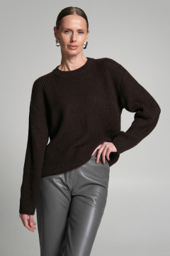 Джемпер «Маурі» шоколадного цвета