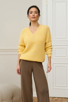 Джемпер «Леора» лимонного цвета