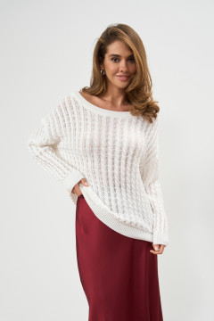 Джемпер «Амара» молочного цвета