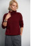 Свитер «Мия» цвета бургунди