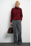 Свитер «Мия» цвета бургунди