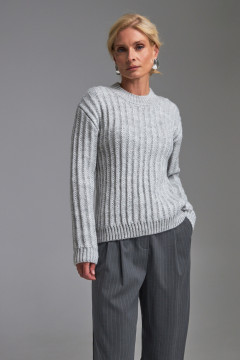 Свитер «Глэдис» светло-серого цвета