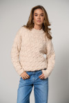 Pearl-colored sweater "Lori"