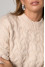 Pearl-colored sweater "Lori"