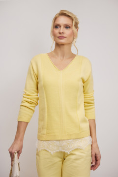 Lemon-colored jumper "Fren"