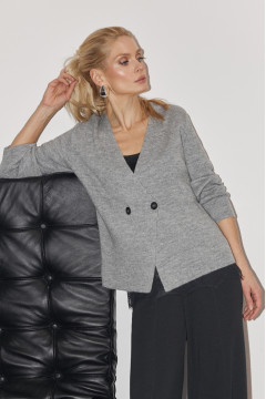 Кардиган «Міліца» сірого кольору