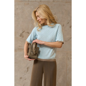 Топ «Кристин» небесного цвета