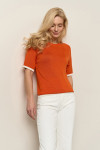 Футболка  «Крістін» помаранчевого кольору 