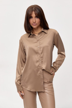 Riccardi shirt, walnut color