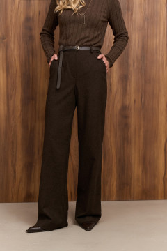 Chocolate-colored "Rigi" pants