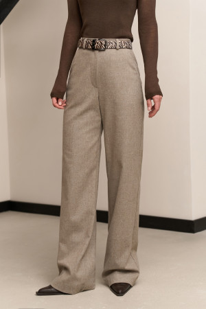 Штани «Ріджі» бежевого кольору