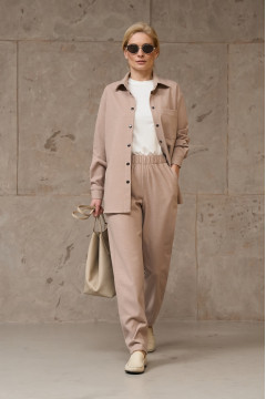 Брючний костюм «Неона» кольору опал