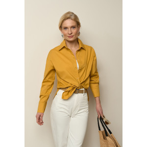 Рубашка «Мірс» горчичного цвета