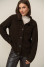 Dark chocolate cage cardigan