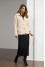 Natural color cage cardigan