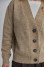 Tobacco-colored cardigan "Reni"