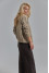 Tobacco-colored cardigan "Reni"