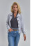 Cardigan "Ike" in gray-blue color