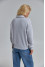 Cardigan "Ike" in gray-blue color