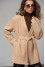 Half-coat "Imma" beige-milk color