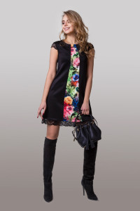 Платье «Вонда» с цветочным принтом