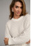 Jumper "Lucas" milky with beige