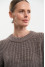 Свитер с хомутом «Аляска» серого цвета