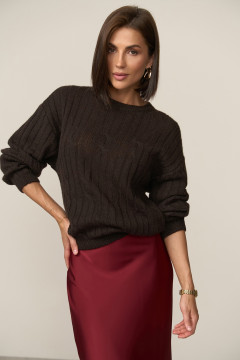 Джемпер «Астра» кольору шоколад