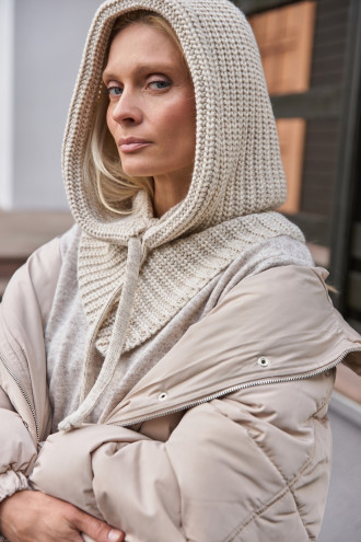 Снуд «Агнесса» бежевого кольору Снуд «Агнесса» бежевого кольору