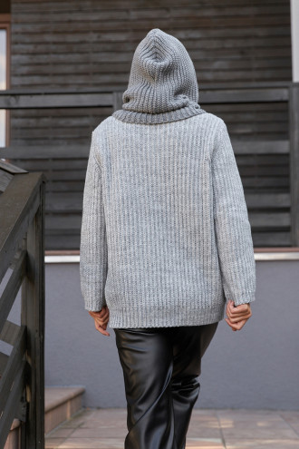 Снуд "Агнесса" серого цвета Снуд "Агнесса" серого цвета