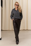Pants "Megan" chocolate color