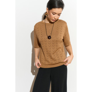 Топ «Ава» карамельного кольору